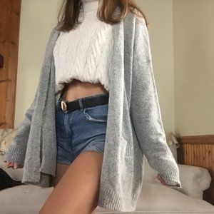 * SOLD* Forever 21 grey open front cardigan